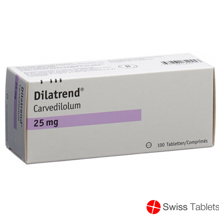 Dilatrend Tabletten 25mg 100 Stück buy online