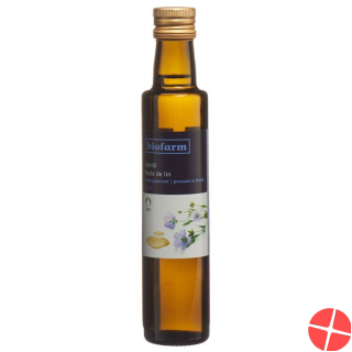 Biofarm Leinöl Knospe Flasche 2.5dl