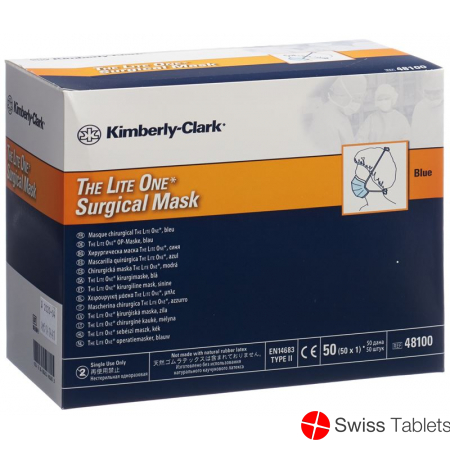 Tecnol OP Masken Lite One Blau Disp 50 Stück buy online