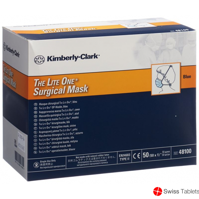 Tecnol OP Masken Lite One Blau Disp 50 Stück buy online