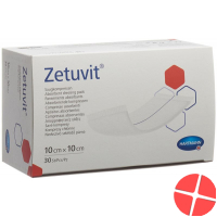 Zetuvit Absorptionsverband 10x10cm 30 Stück