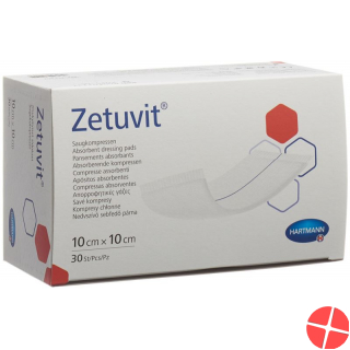 Zetuvit Absorptionsverband 10x10cm 30 Stück