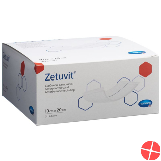 Zetuvit Absorptionsverband 10x20cm 30 Stück