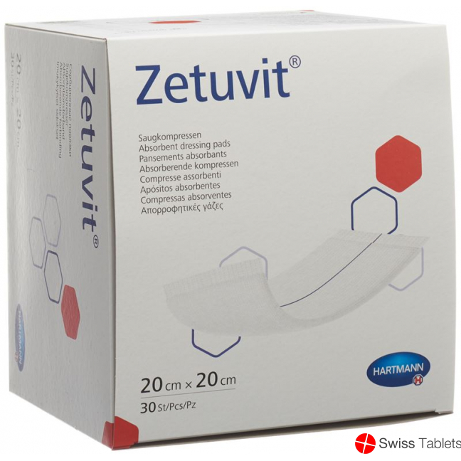 Zetuvit Absorptionsverband 20x20cm 30 Stück buy online
