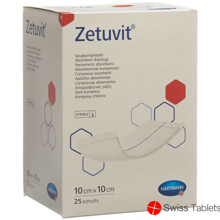Zetuvit Absorptionsverband 10x10cm buy online