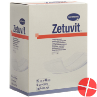 Zetuvit Absorptionsverband 20x40cm Steril 5 Stück