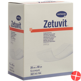 Zetuvit Absorptionsverband 20x40cm Steril 5 Stück