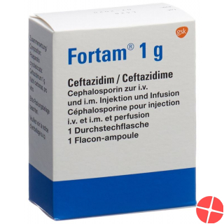 Fortam Trockensubstanz 1g Durchstechflasche