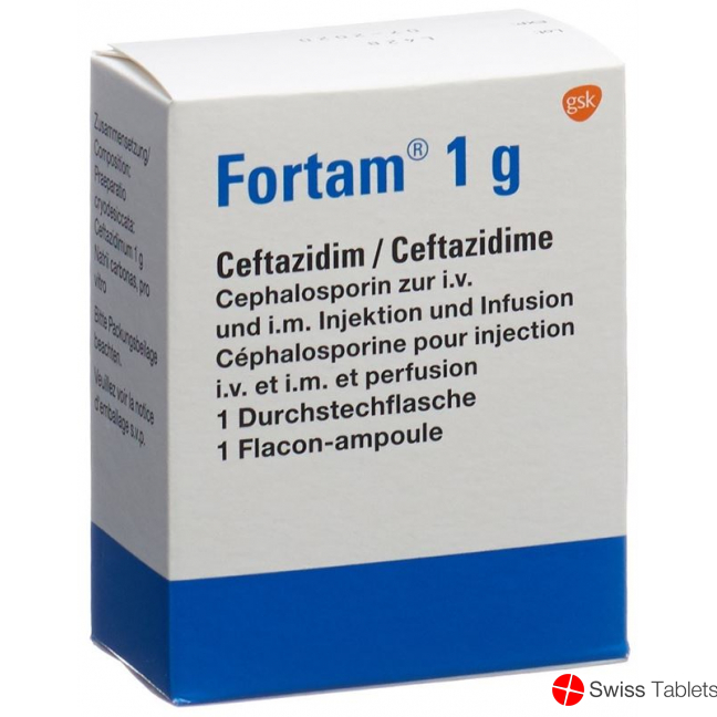 Fortam Trockensubstanz 1g Durchstechflasche buy online