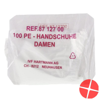Pe Handschuhe Mittel Beutel 100 Stück Pe Handschuhe Mittel Beutel 100 Stück