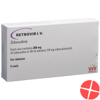 Retrovir Azt Infusionslösung 200mg/20ml 5x 20ml