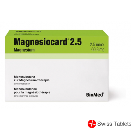 Magnesiocard 2.5 Tabletten 2.5 Mmol 50 Stück buy online