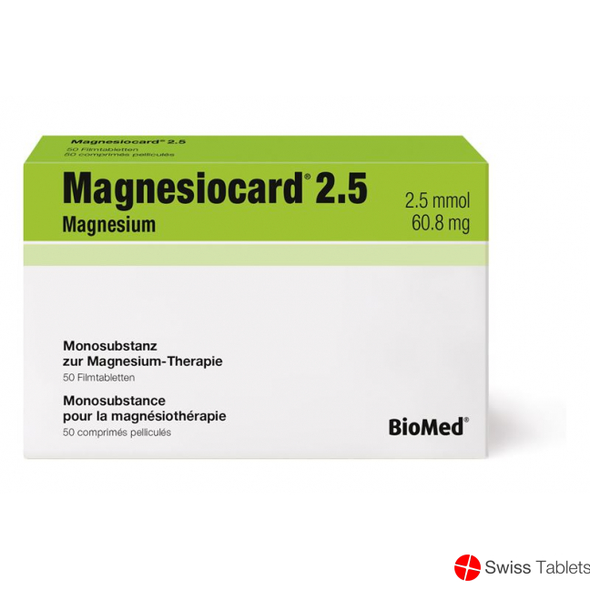 Magnesiocard 2.5 Tabletten 2.5 Mmol 50 Stück buy online