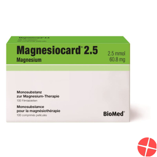 Magnesiocard 2.5 Tabletten 2.5 Mmol 100 Stück