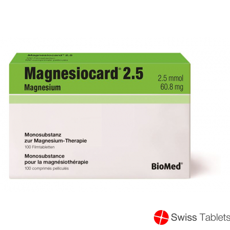 Magnesiocard 2.5 Tabletten 2.5 Mmol 100 Stück buy online