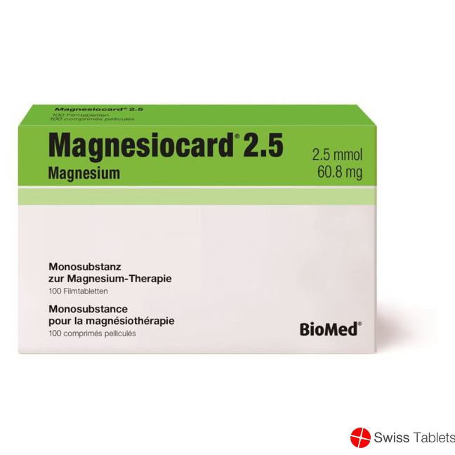 Magnesiocard 2.5 Tabletten 2.5 Mmol 100 Stück buy online