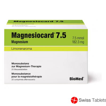 Magnesiocard 7.5 Brausetabletten 7.5 Mmol 20 Stück buy online
