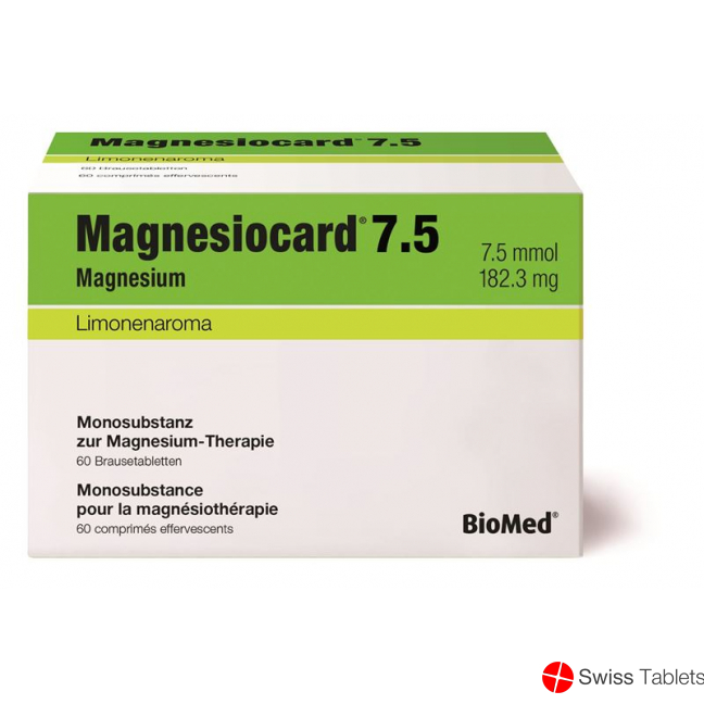 Magnesiocard 7.5 Brausetabletten 7.5 Mmol 60 Stück buy online