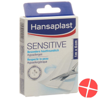 Hansaplast sensitive 10 cm x 6 cm 10 pieces bandages