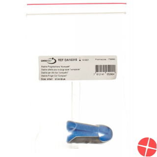 Omnimed Dalco Fingerschiene Grösse S Silber Blau