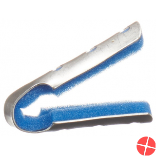 Omnimed Dalco Fingerschiene Grösse M Silber Blau