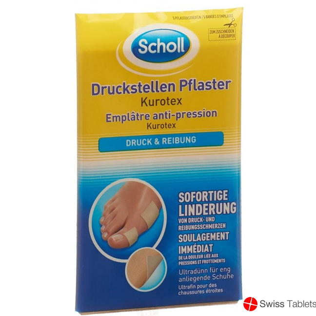 Scholl Kurotex Druckstellenpflaster 5 Stück buy online