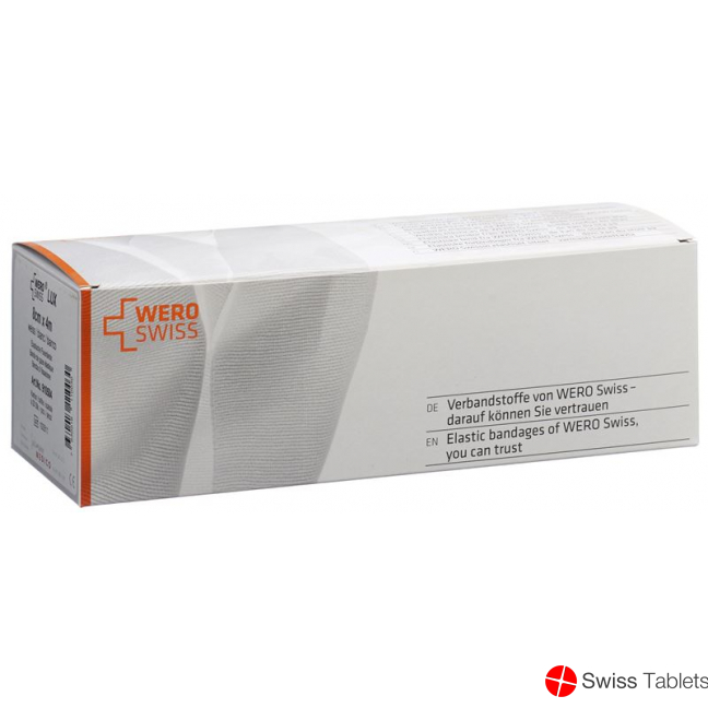 Wero Lux Elastische Fixierbinde 4mx8cm Weiss 20 Stück buy online