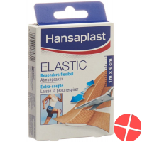 Hansaplast Elastic Schnellverband 10cm x 6cm 10 Stück