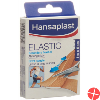 Hansaplast Elastic Schnellverband 10cm x 6cm 10 Stück