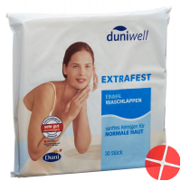 Duniwell Sanft Reinigende Einmal Waschlappen 30 Stück