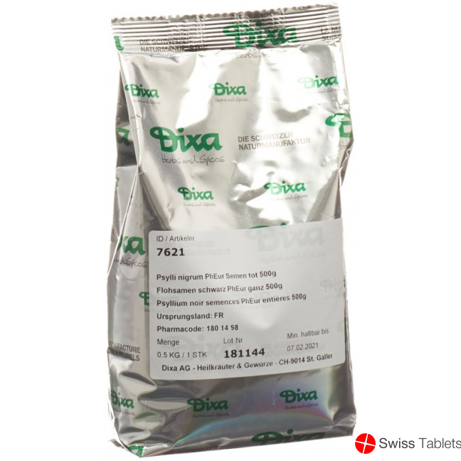 Dixa Psyllii Nigrum Semen Pheur Dep 500g buy online