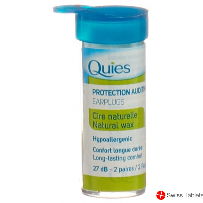 Quies Laermgehörschutzkugeln Wachs 4 Stück buy online