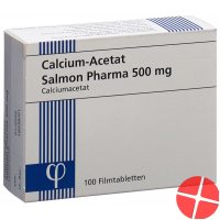 Calcium Acetat Salmon Pharma 500mg 100 Stück Calcium Acetat Salmon Pharma 500mg 100 Stück