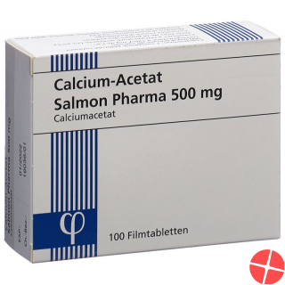 Calcium Acetat Salmon Pharma 500mg 100 Stück