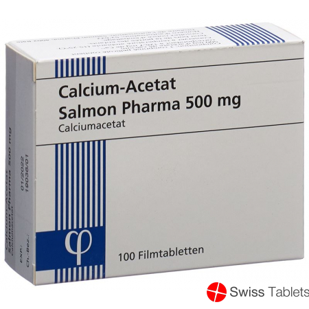 Calcium Acetat Salmon Pharma 500mg 100 Stück buy online