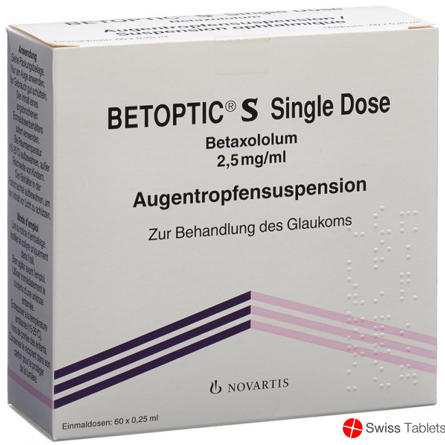 Betoptic S Single Dose Augentropfen 60x 0.25ml buy online