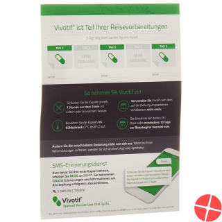 Vivotif receipt card German