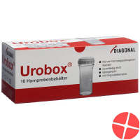 Urobox Harnprobenbehaelter 60ml Keimfrei 10 Stück