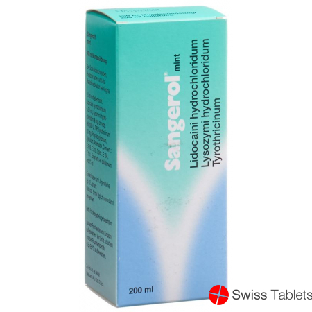 Sangerol Mundspüllösung Mint Zuckerfrei 200ml buy online