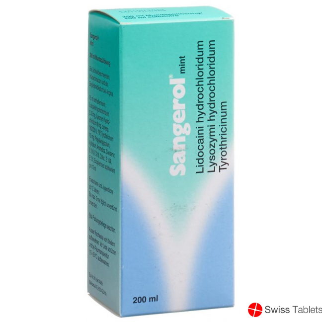 Sangerol Mundspüllösung Mint Zuckerfrei 200ml buy online