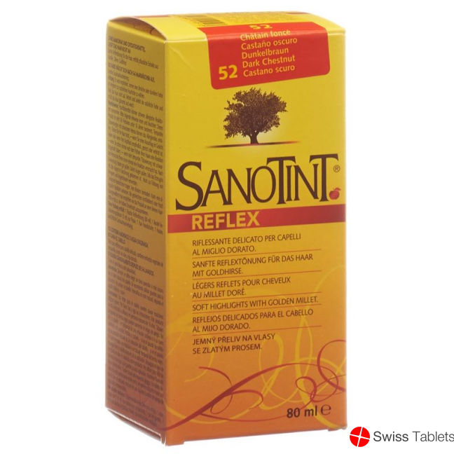 Sanotint Hair tone No 52 dark brown buy online