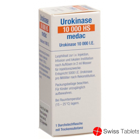 Urokinase Hs Medac Trockensubstanz 10000 E Durchstechflasche buy online