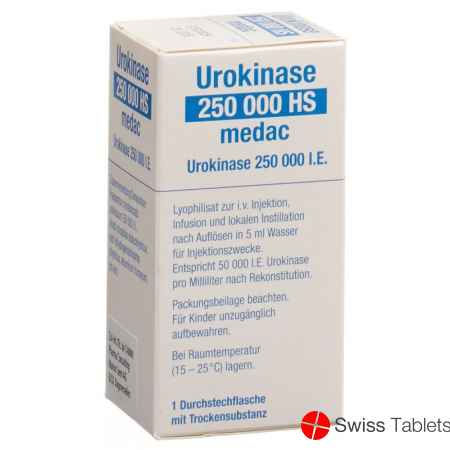 Urokinase Hs Medac Trockensubstanz 250000 E Durchstechflasche buy online