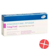 Vincristine Pfizer 1mg/ml 5 Durchstechflaschen 1ml Vincristine Pfizer 1mg/ml 5 Durchstechflaschen 1ml