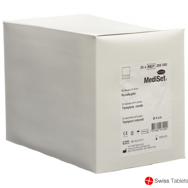 Mediset IVF Rundtupfer 4cm Steril 30 Beutel 6 Stück buy online