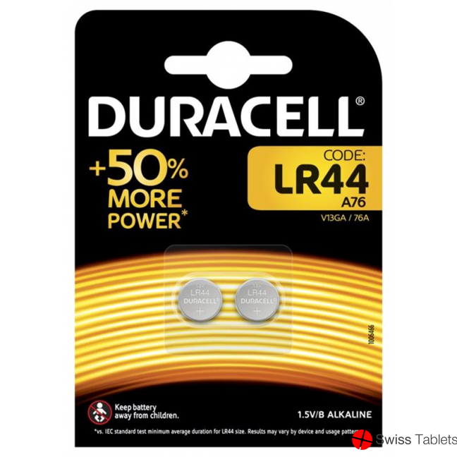 Duracell Batterie LR44 1.5V Blister 2 Stück buy online
