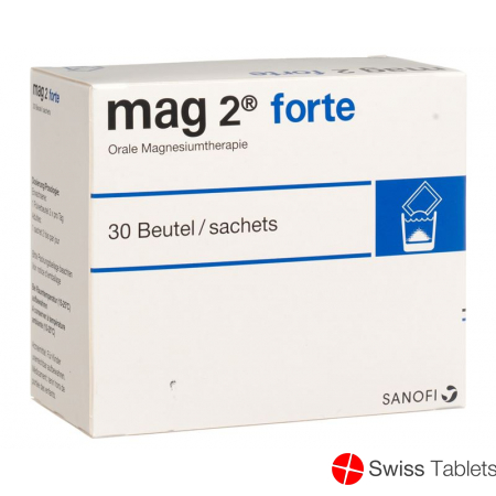 Mag 2 Forte Pulver Beutel 30 Stück buy online