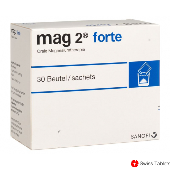 Mag 2 Forte Pulver Beutel 30 Stück buy online