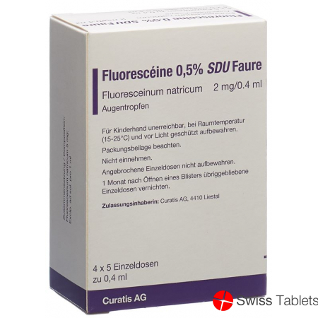 Fluoresceine 0.5% Augentropfen 20 Monodosis 0.4ml buy online