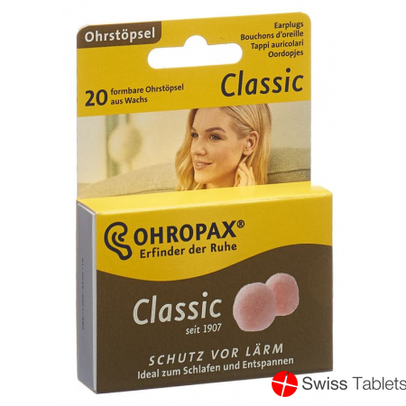 Ohropax Classic Wax balls 20 pieces buy online
